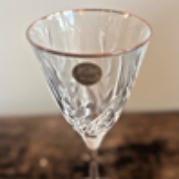 Vintage Cristal D'Arques Cassandra Gold Goblet - Picture 3 of 13
